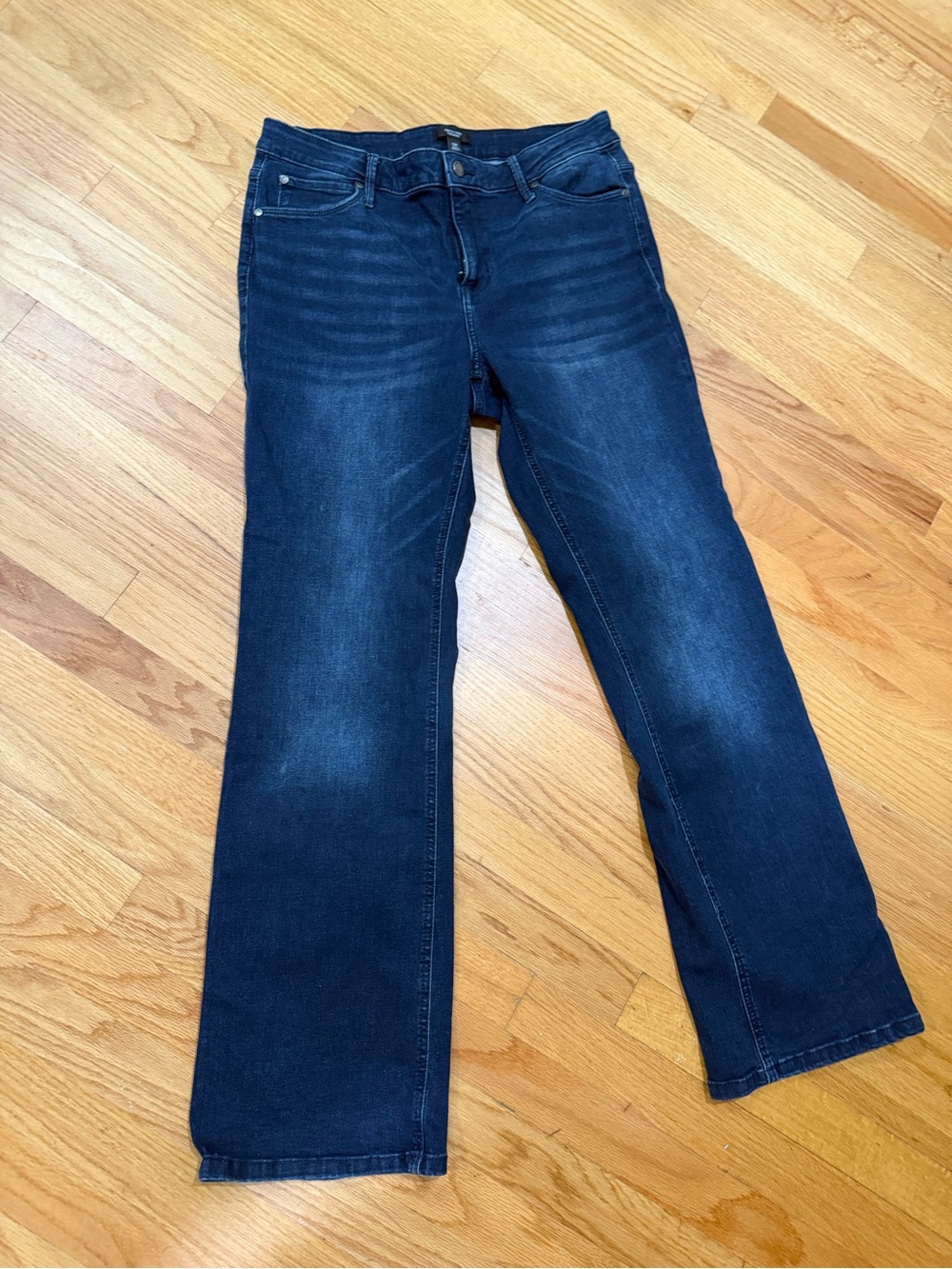 Simply Vera Vera Wang Dark Indigo Flare Jeans